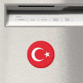 Türkische Flagge Magnet (In Situ (Geschirrspüler))
