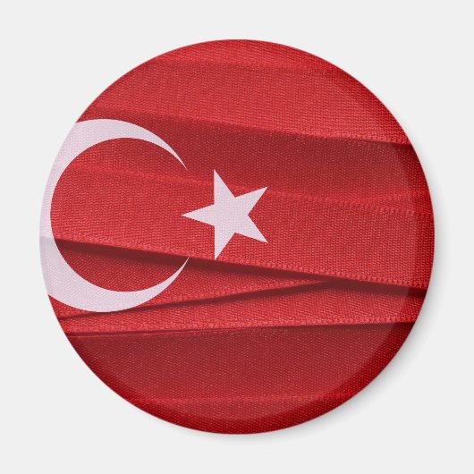 Türkische Flagge Magnet (Vorne)