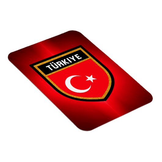 Türkische Flagge Magnet (Rechte Seite)