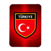 Türkische Flagge Magnet (Vertikal)