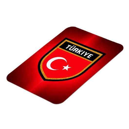 Türkische Flagge Magnet (Linke Seite)