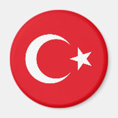 Türkische Flagge Magnet (Vorne)