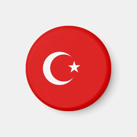 Türkische Flagge Magnet (Vorne)