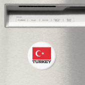 Türkische Flagge Magnet (In Situ (Geschirrspüler))