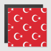 Türkische Flagge Magneteinladung (Vorne/Hinten)