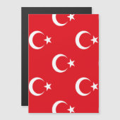 Türkische Flagge Magneteinladung (Vorne/Hinten)