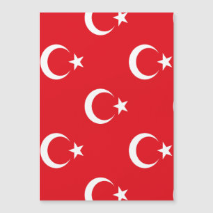 Türkische Flagge Magneteinladung