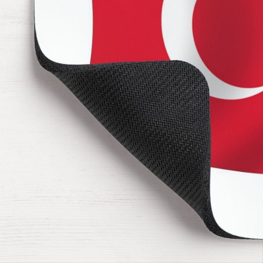 Türkische Flagge Mousepad (Ecke)