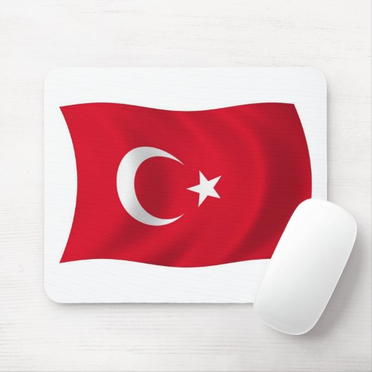 Türkische Flagge Mousepad (Mit Mouse)
