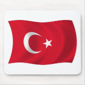 Türkische Flagge Mousepad (Vorne)