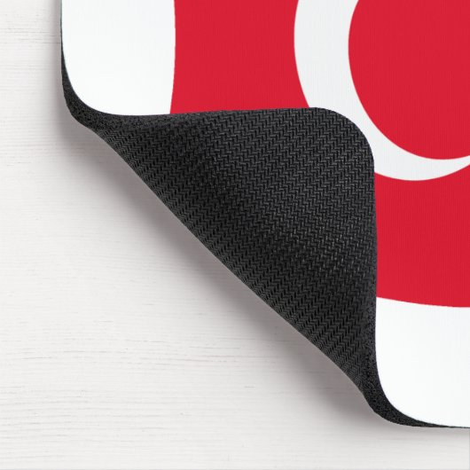 Türkische Flagge Mousepad (Ecke)