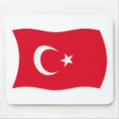 Türkische Flagge Mousepad (Vorne)