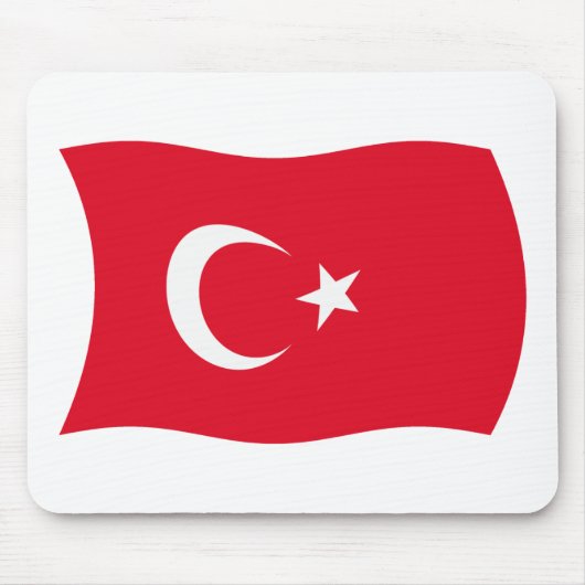 Türkische Flagge Mousepad (Vorne)
