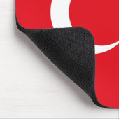 Türkische Flagge Mousepad (Ecke)