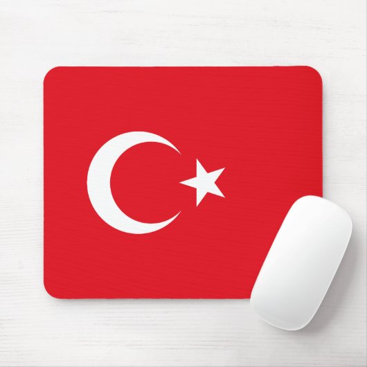 Türkische Flagge Mousepad (Mit Mouse)