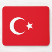 Türkische Flagge Mousepad (Vorne)