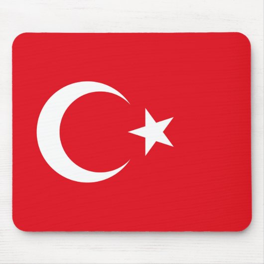 Türkische Flagge Mousepad (Vorne)