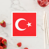 Türkische Flagge Napkins Serviette (Beispiel)