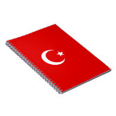 Türkische Flagge Notizblock (Rechte Seite)