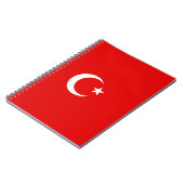 Türkische Flagge Notizblock (Linke Seite)