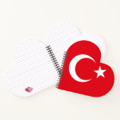 Türkische Flagge Notizblock (Innenseite)