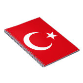 Türkische Flagge Notizblock (Rechte Seite)