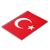 Türkische Flagge Notizblock (Linke Seite)