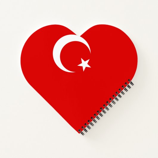 Türkische Flagge Notizblock (Rückseite)