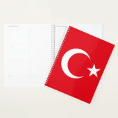 Türkische Flagge Planer (Anzeige)