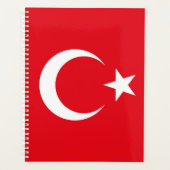 Türkische Flagge Planer (Vorderseite)