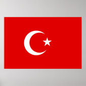 Türkische Flagge Poster (Vorne)