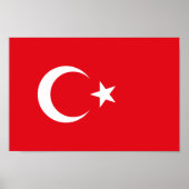 Türkische Flagge Poster (Vorne)