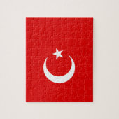Türkische Flagge Puzzle (Vertikal)
