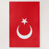 Türkische Flagge Puzzle (Vertikal)