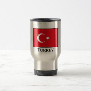 Türkische Flagge Reisebecher