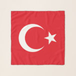 Türkische Flagge Schal<br><div class="desc">Türkei Flaggenskarte</div>