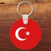 Türkische Flagge Schlüsselanhänger (Rückseite)