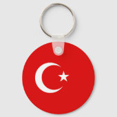 Türkische Flagge Schlüsselanhänger (Rückseite)