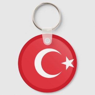 Türkische Flagge Schlüsselanhänger