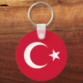 Türkische Flagge Schlüsselanhänger (Vorderseite)
