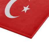 Türkische Flagge Schneidebrett (Ecke)