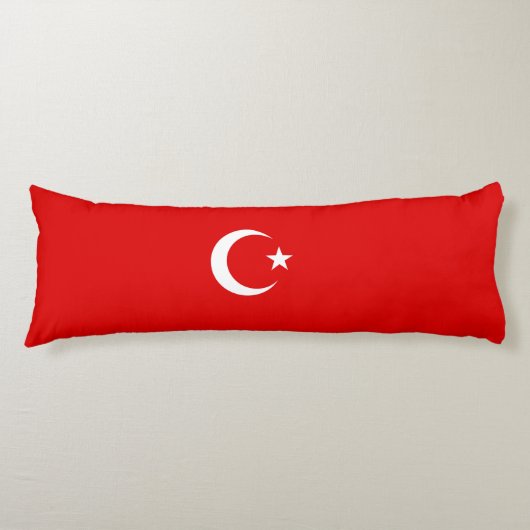 Türkische Flagge Seitenschläferkissen (Vorderseite)