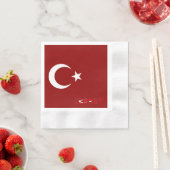 Türkische Flagge Serviette (Beispiel)