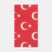 Türkische Flagge Serviette (Vorderseite)