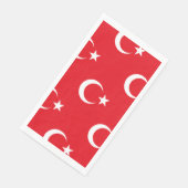 Türkische Flagge Serviette (Ecke)