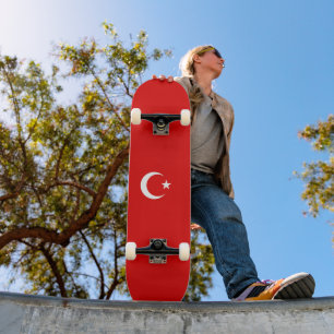Türkische Flagge Skateboard