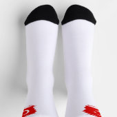 Türkische Flagge Socken (Oben)