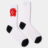 Türkische Flagge Socken (Rechts)