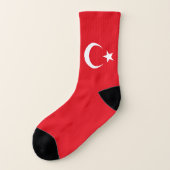 Türkische Flagge Socken (Links - Außen)