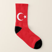 Türkische Flagge Socken (Rechts - Außen)